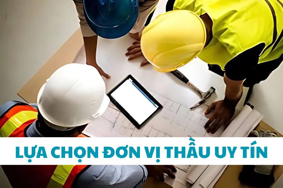 lựa chọn đơn vị thầu uy tín