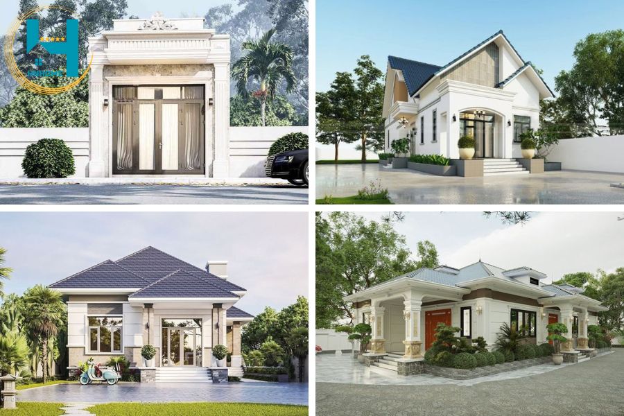 nhà cấp 4 tân cổ điển