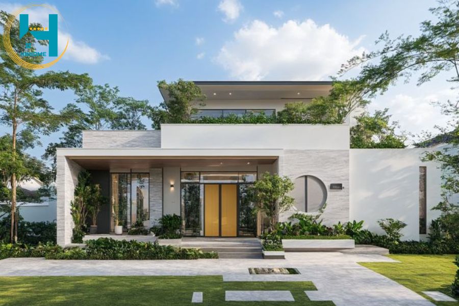 thiết kế biệt thự 1 tầng