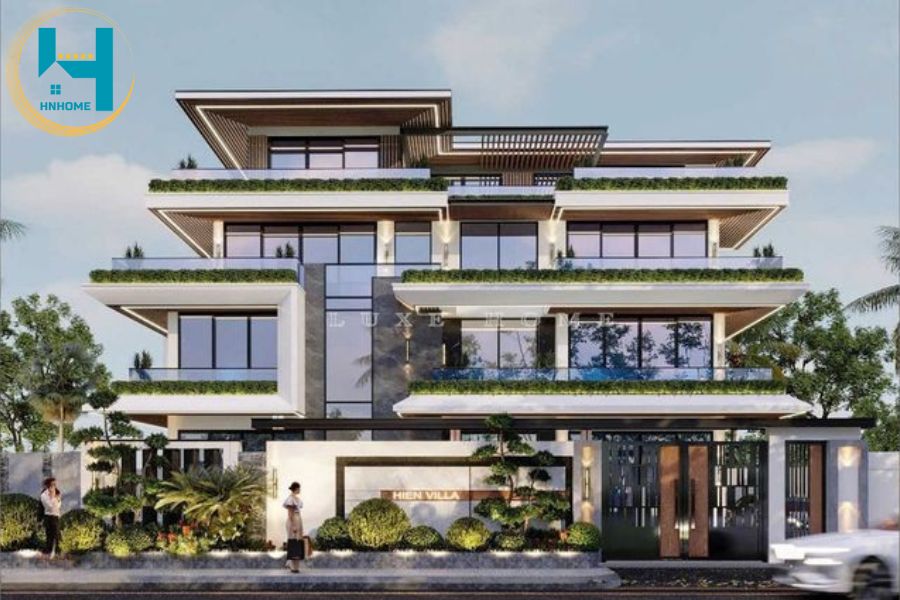 thiết kế biệt thự 3 tầng