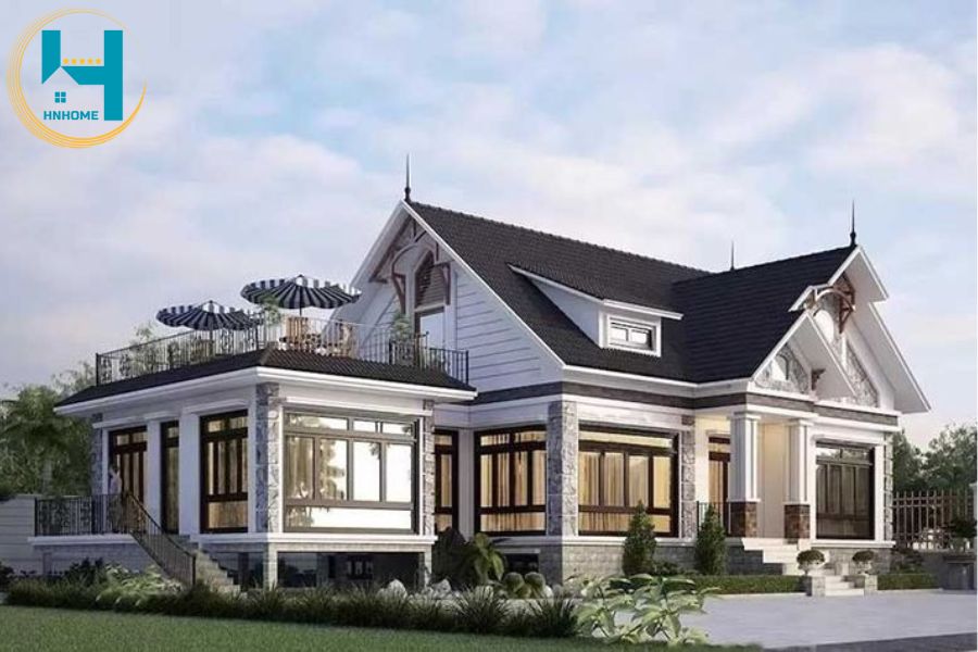 thiết kế biệt thự sân vườn