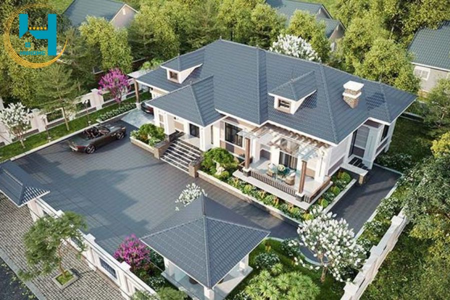 thiết kế biệt thự sân vườn