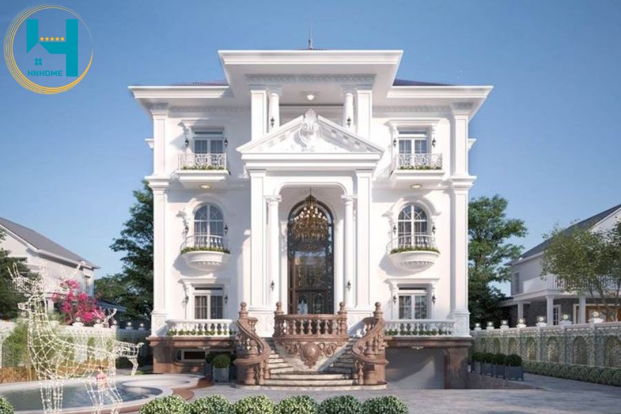 thiết kế biệt thự tân cổ điển