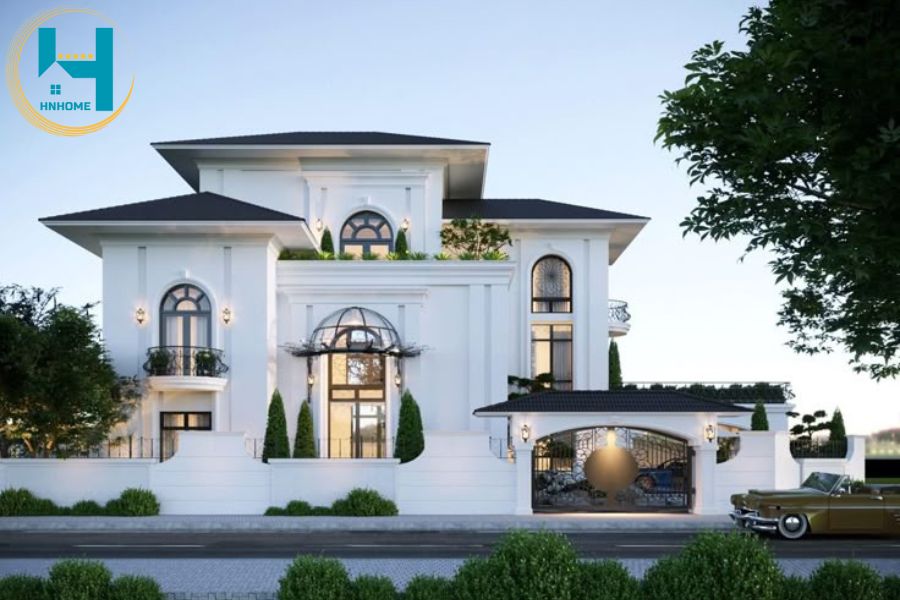 thiết kế biệt thự tân cổ điển