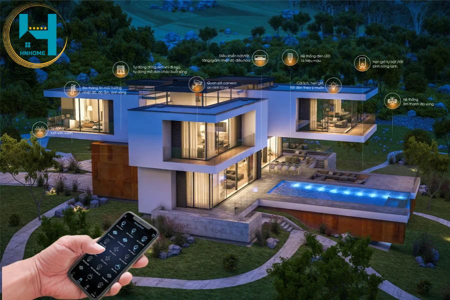 thiết kế biệt thự thông minh