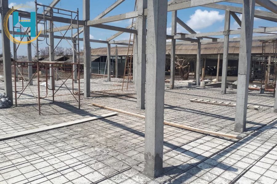 thi công cột dầm