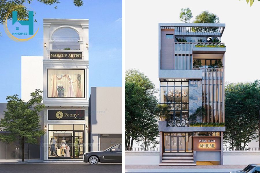 thiết kế cửa hàng