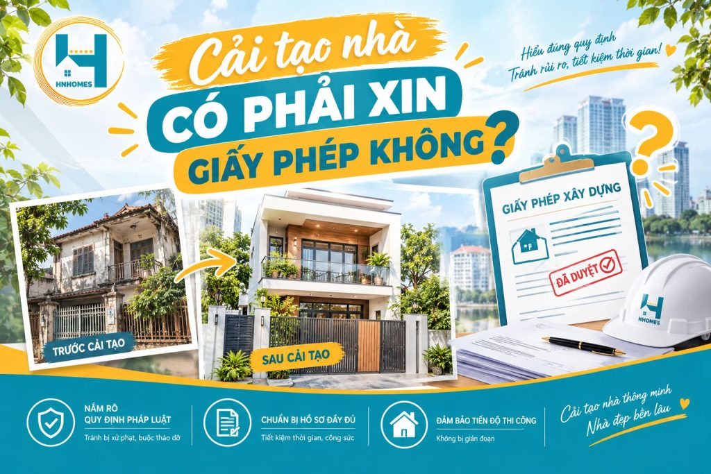 cải tạo nhà có phải xin giấy phép xây dựng không?