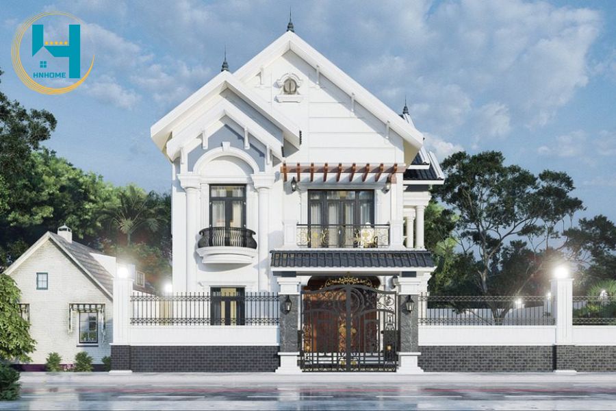biệt thự 2 tầng mái thái