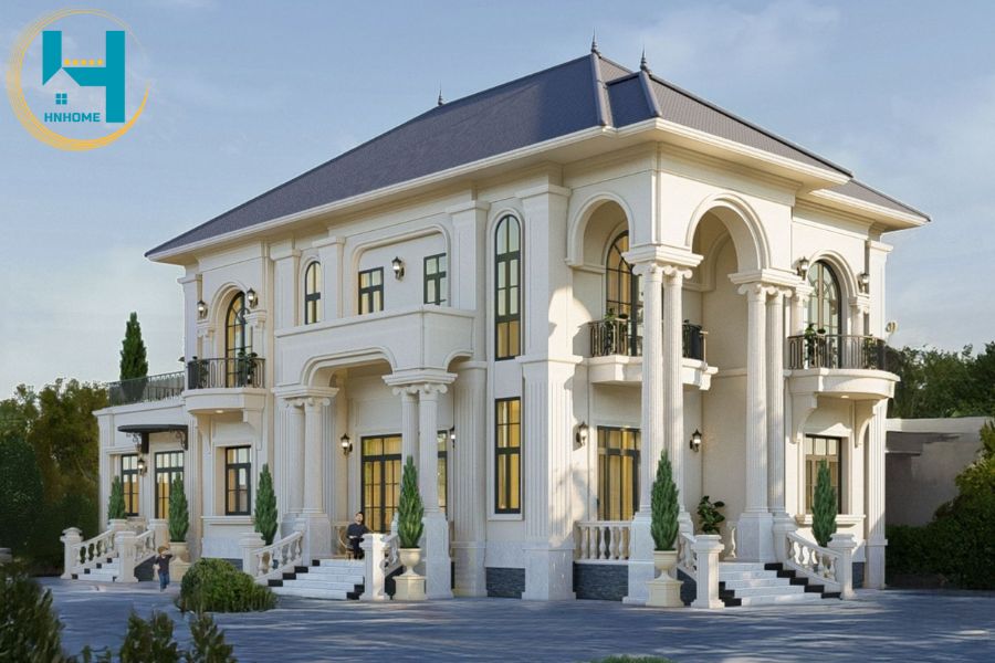 thiết kế biệt thự tân cổ điển