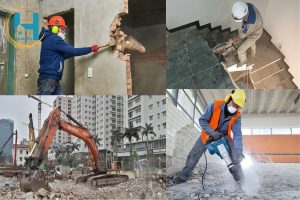 các hạng mục phá dỡ công trình